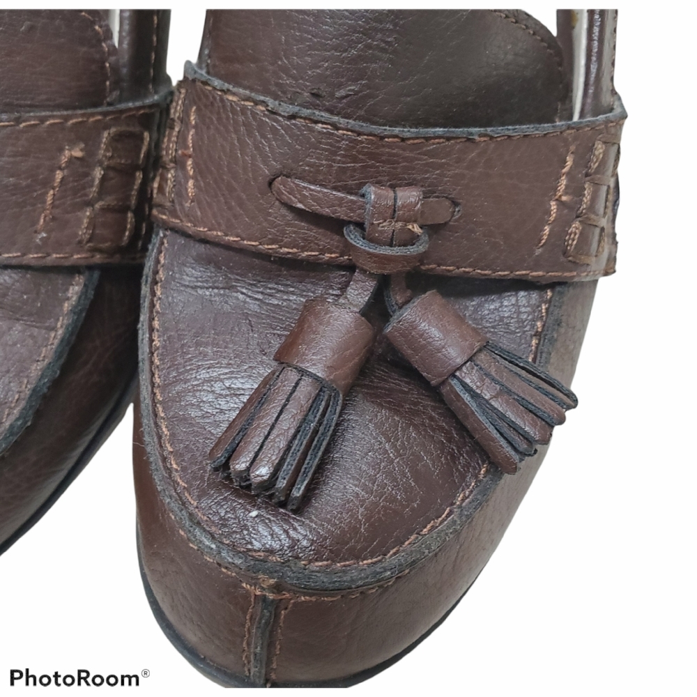 Madeline Stewart Women's 8.5 Grammar Heels Tassel - Picture 3 of 9